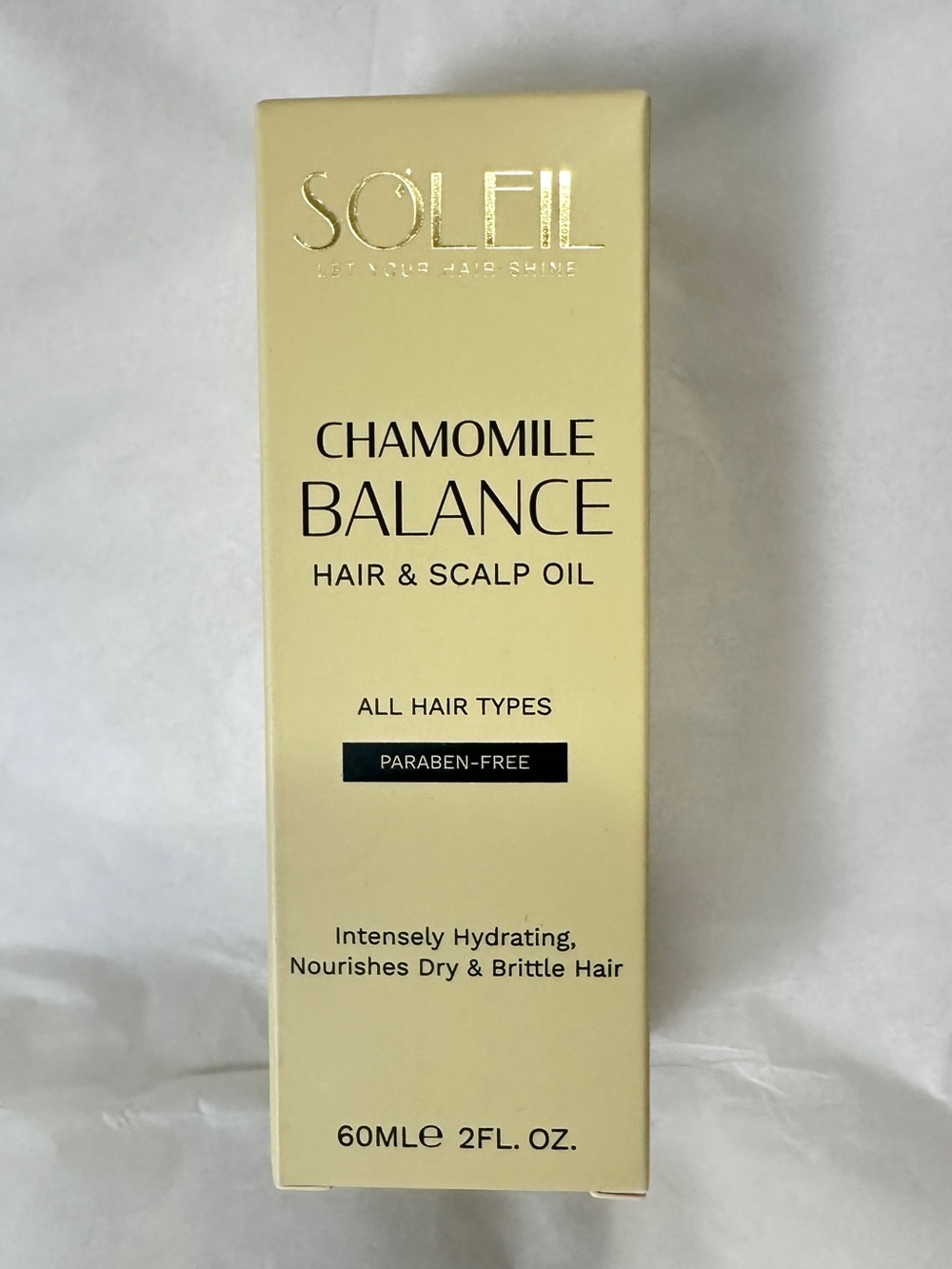 Soleil Chamomile Balance Hair & Scalp Oil - Cream